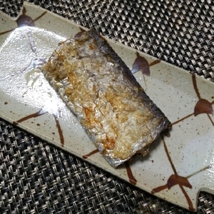 フライパンで太刀魚の塩焼き